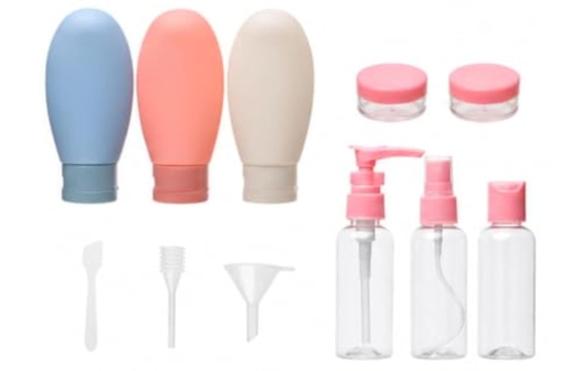 11 Pcs 60ml Travel Bottles for Toiletries